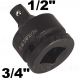 Adaptador/reductor de impacto 1/2 hembra / 3/4 macho 48mm