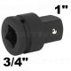 Adaptador/reductor de impacto 1/2 hembra / 3/4 macho 48mm