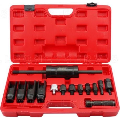 Kit de extractores de inyectores diésel, 14 Pzs