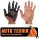 AUTO TECNIK diamantado, guante de nitrilo naranja EXTRA PROFESIONAL