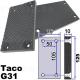 G31 taco de goma para elevadores compatible con Twin Busch, Ever Eternal EAE, Launch...