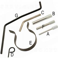 Conjunto de reglaje para motres gasolina del grupo PSAcon motor TU3 y ET3 de 1.4 8V/16V