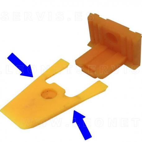 Protección para uña de acero . 5uds