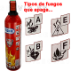 STOP FIRE 750 ml Mini extintor de espuma. PACK de 12