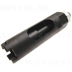 Llave larga almenada doble uso para inyetores