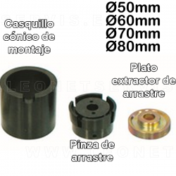 Util montaje / desmontaje de silent-block, diametros 50, 60, 70 Y 80MM