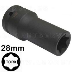 Boca de impacto TORX 3/4" E28 para tornillos de bancada de SCANIA