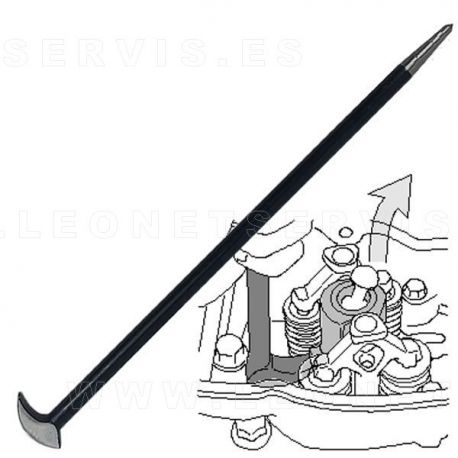 Palanca para sacar inyectores del sistema de inyección HPI