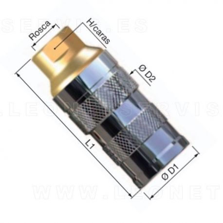 Enchufe hidráulico para ejes direccionales IVECO