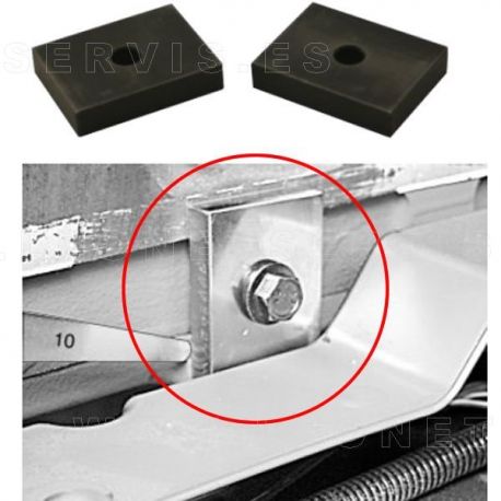 Topes laterales para alinear culata