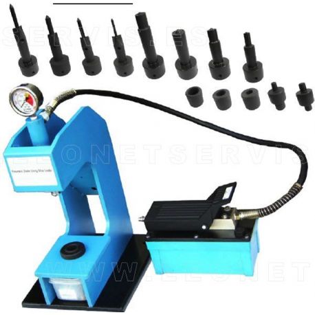 Remachadora hidro neumática de zapatas de freno de sobremesa