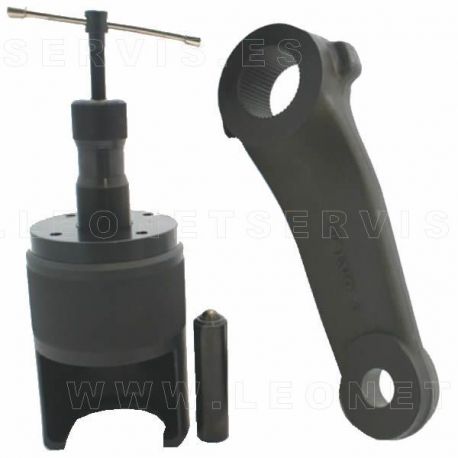 Extractor hidráulico para bielas de caja de direcciones