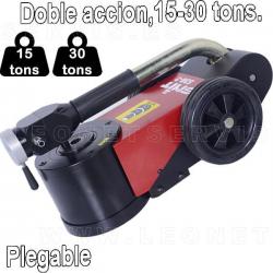 Gato oleo neumático 15/30 toneladas portátil