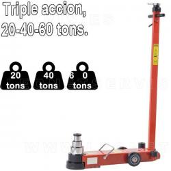 Gato oleoneumático 60/40/20 Tn