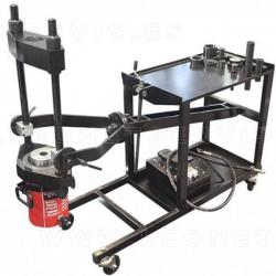 Extractor hidráulico de bulones de mangueta de 100 Tn