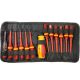 Juego de destornilladores VDE con aislamiento eléctrico.  13 piezas