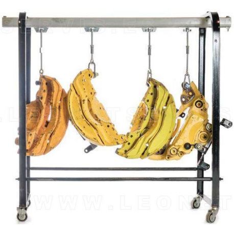 Transportador y soporte universal de pinzas de frenos