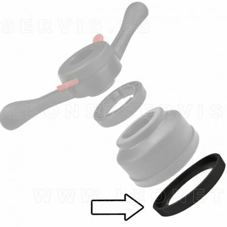 Arandela de goma para la palomillas de equilibradoras de ruedas. Medida universal