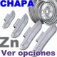 Contrapesa de clip fabricada en ZINC, para llanta de chapa de acero