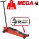 Gato de carretilla MEGA de 2 toneladas BAJO 95 mm.