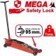 Gato de carretilla MEGA de 2 toneladas BAJO 95 mm. Mecanismo Safety Lock