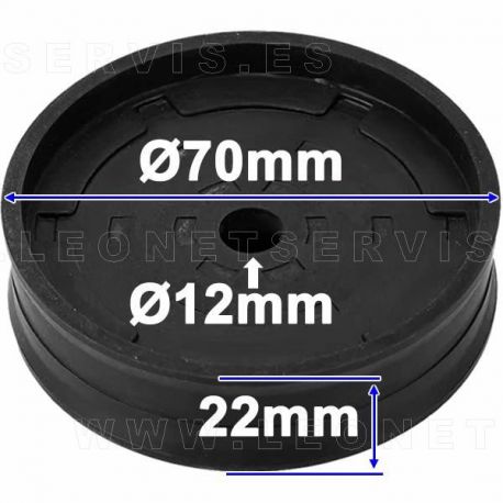 Reten para los cilindros de aire de la desmontadora.