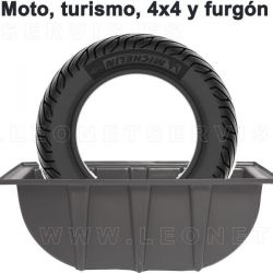 Cubeta bañera para ruedas para descubrir los pinchazos