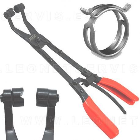 Juego de alicates para abrazaderas (3 piezas)