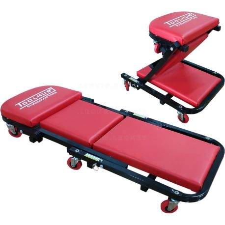 Camilla de taller convertible en banqueta