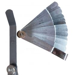 Juego de galgas con 12 medidas y curvadas a 30º