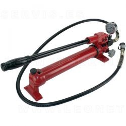 Bomba hidráulica manual y con manguera.