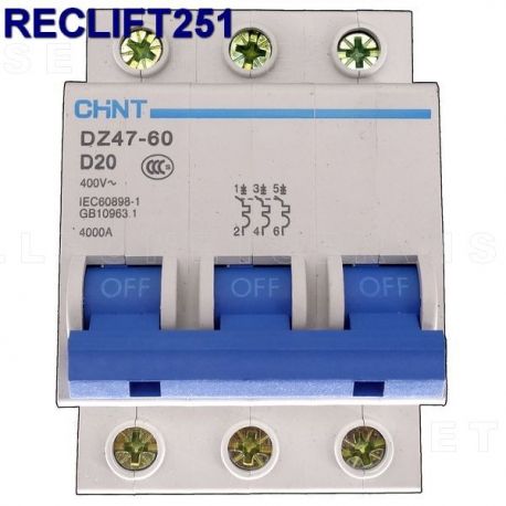Diferencial eléctrico para cuadro de maniobra de elevador de coches