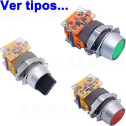 Botón de accionamiento para cuadro de control de elevador de taller