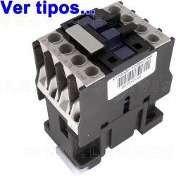 Contactor eléctrico  para cuadro de maniobra de elevador de taller