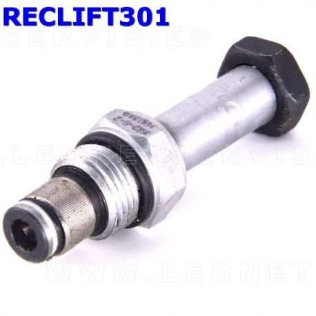 Válvula hidráulica para elevador de coches