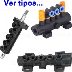 Válvula de aire de 4-5 vías para los pedales de la desmontadora de neumáticos