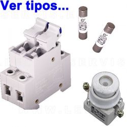 Fusibles de protección eléctrica para elevador de coches