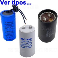 Capacitador de arranque para levadores de taller