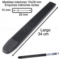 Funda protectora de plástico para palanca desmontable, 30 centímetros