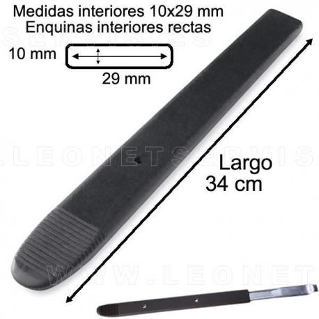 Funda protectora de plástico para palanca desmontable, 30 centímetros