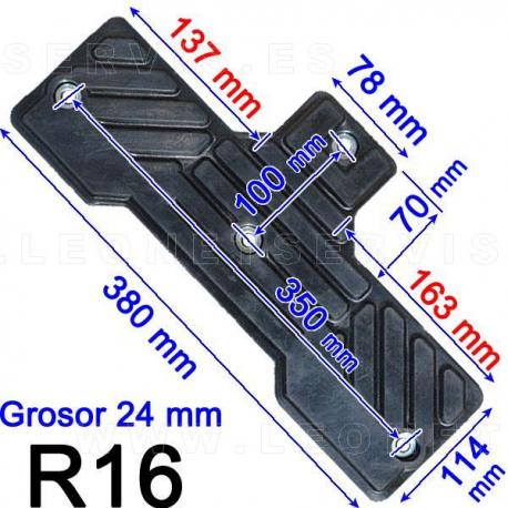 R16 taco de goma para desmontadoras de neumáticos chinas, consultar listado...