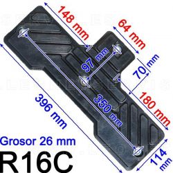 R16B taco de goma para desmontadoras de neumáticos chinas