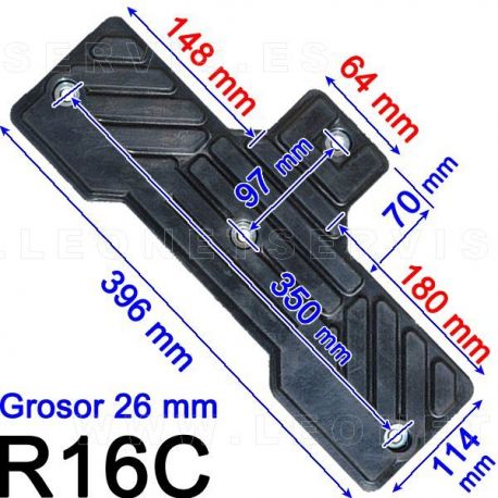 R16B taco de goma para desmontadoras de neumáticos chinas