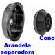 Separador de rueda en equilibradoras para 4x4 y pequeño camión. UNIVERSAL