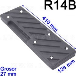 R14B taco de goma para desmontadoras Coats, Corghi, Sicam, Bosch, Sice, Mondolfo Ferro, HPA Faip, Focus, Giuliano, Cormach...