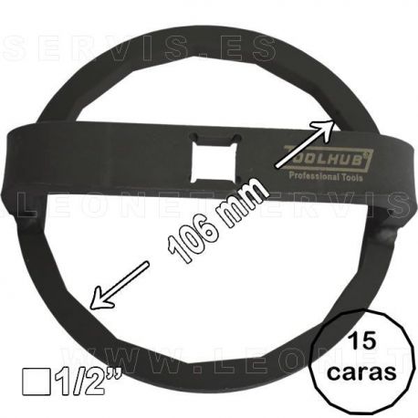 Llave de filtro de aceite para camions Volvo