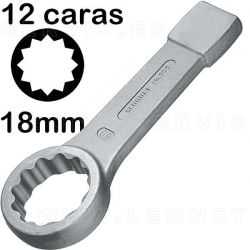 Llave poligonal de golpeo para uso con maza o palanca