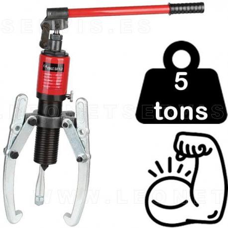 Extractor hidráulico de 2 o 3 patas con bomba manual