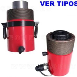 Cilindro hidráulico de acero con pistón hueco