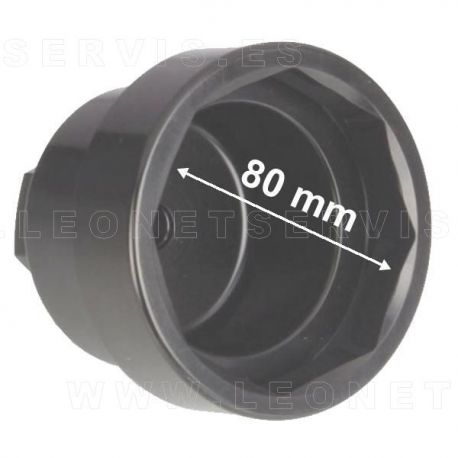 Vaso de 8 caras para buje